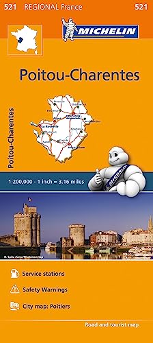 Michelin Poitou-Charentes 1:200.000: Map