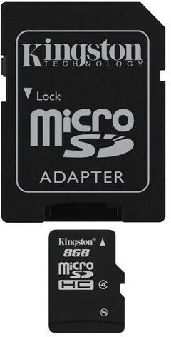 Kingston Professional  8GB MicroSDHC Card for Micromax Q2plus Smartphone with custom formatting and Standard SD Acapter. (Class 4)