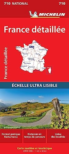 Michelin Carte France détaillée : 1/800 000