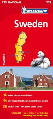 Michelin Sweden 1:1.200.000: Map