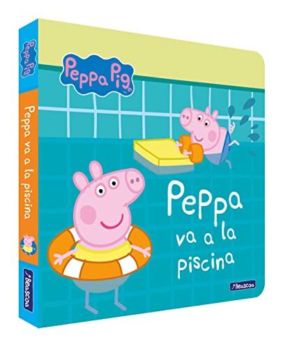 Hasbro Peppa Pig. Libro de cartón Peppa Pig va a la piscina