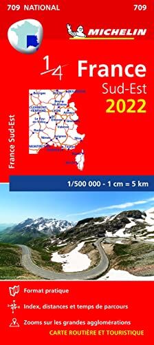 Michelin France Sud-Est 1:500.000: Straßen- und Tourismuskarte 1:500.000
