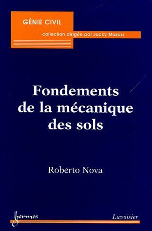 Nova Fondements de la mécanique des sols