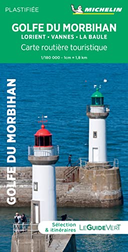Michelin Golfo di Morbihan 1:180.000: Lorient, Vannes, La Baule