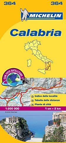 Michelin Calabria 1:200.000: Map