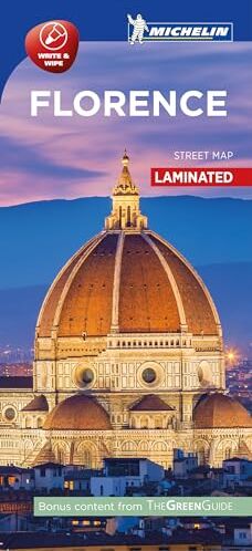 Michelin Pianta di Firenze [Lingua Inglese]: Laminated City Plan