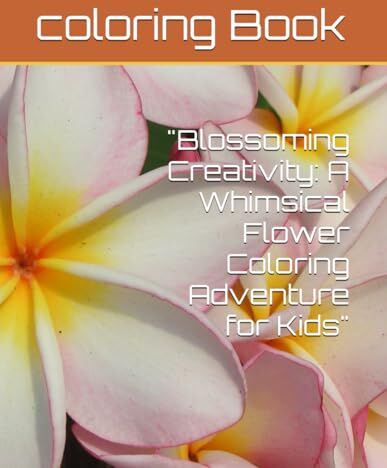 K&M Blossom Fun Kids Flower Coloring Book