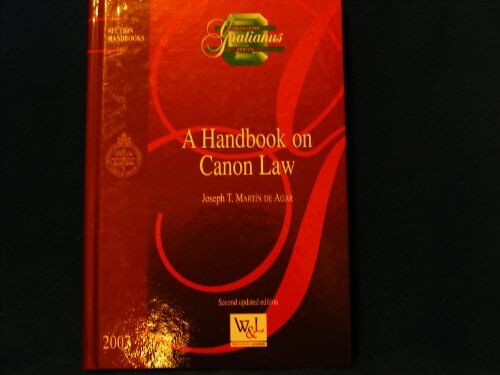 A Handbook on Canon Law