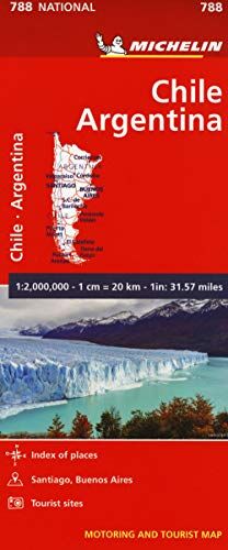 Michelin Chile-Argentina. Carta 1:2.000.000: Map
