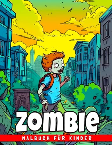 Braun Zombie-Malbuch für Kinder: Steigern Sie die Kreativität von Erwachsenen ab 50 Jahren mit 50 einseitigen Seiten von Zombie-Charakteren und ikonischen Szenen zum Zeichnen.