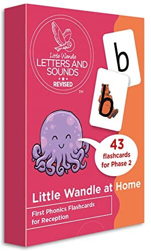 Trust Little Wandle at Home First Phonics Flashcards for Reception: Phases 2 and 3