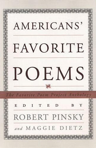 Pro-Ject Americans' Favorite Poems: The Favorite Poem Project Anthology