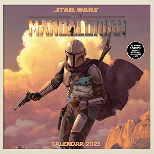 Pyramid Disney Star Wars The Mandalorian Calendar 2032 Agenda mensile con visualizzazione mensile, 30 cm x 30 cm