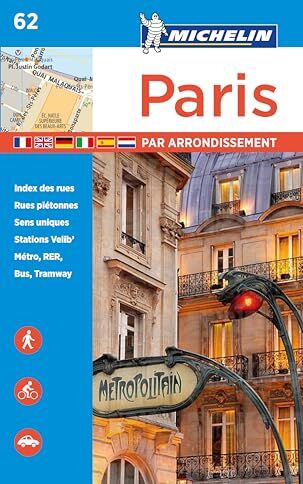 Michelin Paris par Arrondissements: City Plans