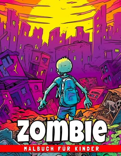 Braun Zombie-Malbuch für Kinder: Steigern Sie die Kreativität von Erwachsenen ab 50 Jahren mit 50 einseitigen Seiten von Zombie-Charakteren und ikonischen Szenen zum Zeichnen.