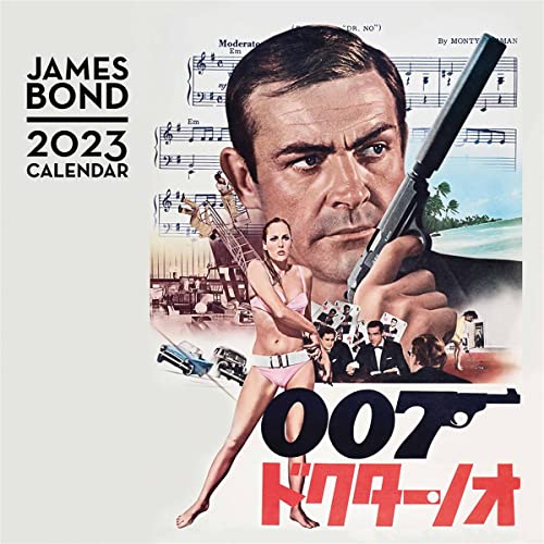 Pyramid Calendario James Bond 2023 – Agenda mensile per una vista, 30 cm x 30 cm, prodotto ufficiale