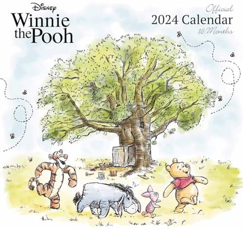 Pyramid Calendario 2024 Disney di Winnie The Pooh – Calendario mensile con visualizzazione mensile, 30 cm x 30 cm, regali Disney per donne e uomini, regali Disney per ragazze e ragazzi, calendario per