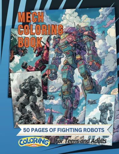 Phoenix Mech Coloring Book: For Adults and Teens