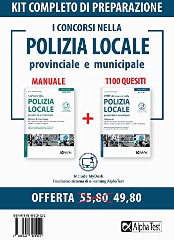 Alpha I concorsi nella polizia locale, provinciale e municipale. Kit completo di preparazione. Con Contenuto digitale per accesso on line