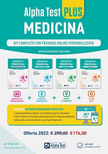 Alpha plus. Medicina. Kit completo di preparazione con training online personalizzato. Con software di simulazione