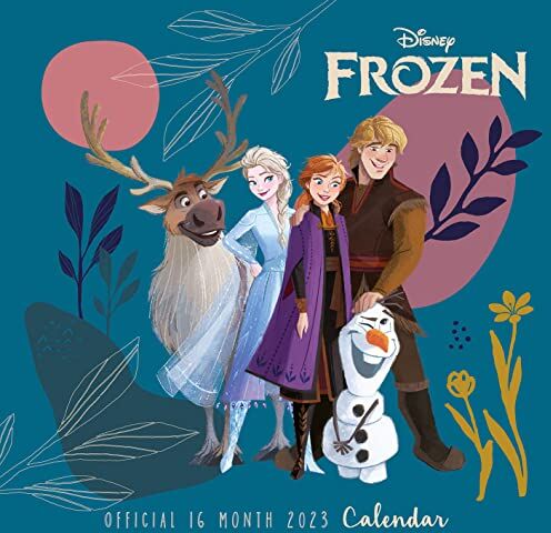 Pyramid Calendario Disney Frozen 2023 – Agenda mensile con visualizzazione mensile, 30 cm x 30 cm – Prodotto ufficiale