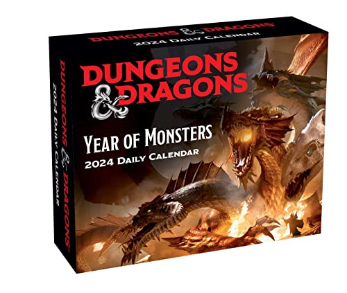 Wizards of the Coast Dungeons & Dragons 2024 Calendar: Creatures, Beasts, and Monsters