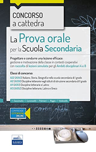 M. Cassimatis Concorso a Cattedra Manuale Prova Orale Ambito Disciplinare 4 e 8 (letterario)