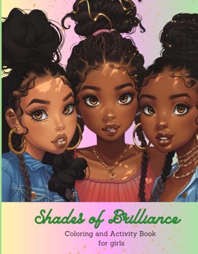 Hoover Shades of Brilliance: Coloring and Activity book for girls