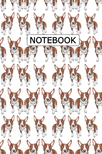 Terrier Dog Notebook: Bull Terrier Dog Lover Notebook For Men, Women, Girls, and Kids 6 x 9 Inches 100 Pages