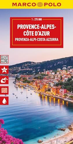 Marco Polo Provence, Alps, Cote d'Azur  Map:  Highlights