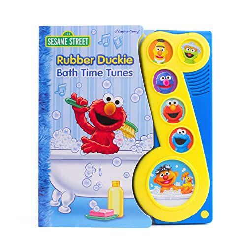 Phoenix Sesame Street Rubber Duckie Bath Time Tunes Sound Book PI Kids (Play-A-Song)