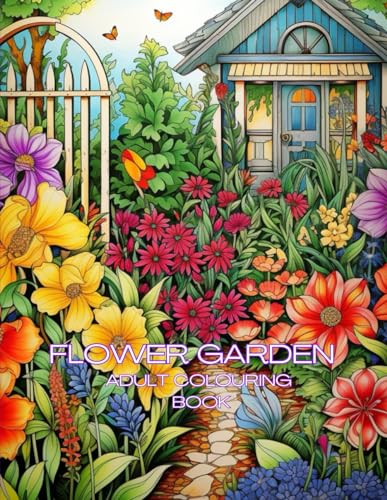 Phoenix Flower Garden Adult Colouring Book