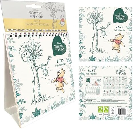 Pyramid Winnie the Pooh 2025 Tischkalender 16 x 17cm