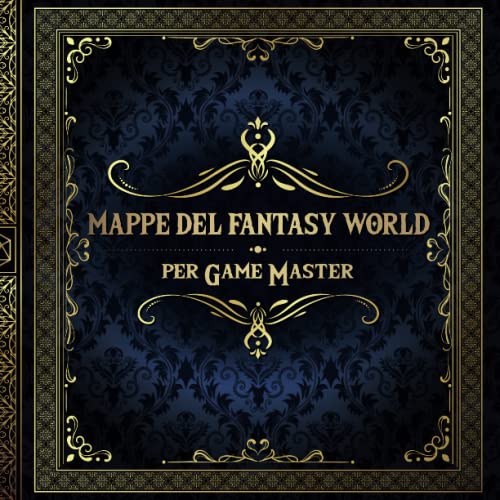 Onda Mappe del Fantasy World per Game Master: 50 Mappe Regionali uniche e personalizzabili per i giochi di ruolo da tavolo DnD   Ispirazione per i giocatori   Aiuto per gli storyteller pigri