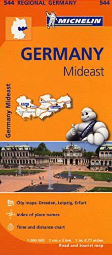 Michelin Germany Mideast 1:300.000: Map