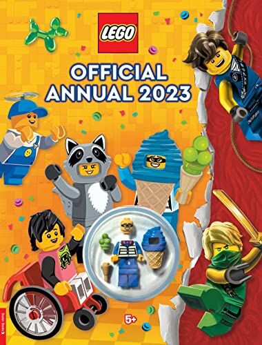 Lego Official Annual 2023 (with Ice Cream crook  minifigure)