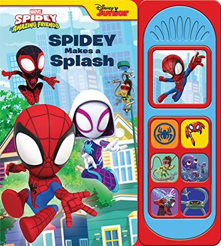 Phoenix Marvel Spider-man Spidey and his Amazing Friends – Spidey Makes a Splash Sound Book PI Kids