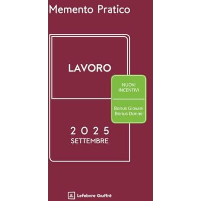Vari Memento lavoro Edizione settembre 2025 Vari Memento lavoro Edizione settembre 2025
