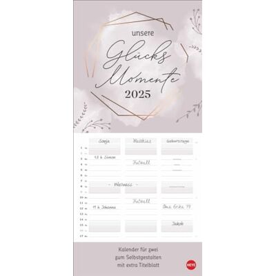 Heye Agenda creativa per due momenti di felicità 2025: il calendario bianco per coppie fai da te, lascia libero sfogo alla tua ispirazione: ... 45 cm 3 colonne (calendario foto/fai da te ) Heye Agenda creativa per due momenti di felicità 2025: il calendario bianco per coppie fai da te, lascia libero sfogo alla tua ispirazione: ... 45 cm 3 colonne (calendario foto/fai da te )