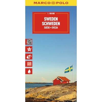 Marco Polo Sweden Map: Straßenkarte und Autokarte mit sehenswerten Strecken, Highlights und digitaler Erweiterung Marco Polo Sweden Map: Straßenkarte und Autokarte mit sehenswerten Strecken, Highlights und digitaler Erweiterung