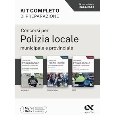 Alpha Concorsi per Polizia locale municipale e provinciale. Kit completo di preparazione. Ediz. MyDesk. Con Contenuto digitale per download e accesso online Alpha Concorsi per Polizia locale municipale e provinciale. Kit completo di preparazione. Ediz. MyDesk. Con Contenuto digitale per download e accesso online