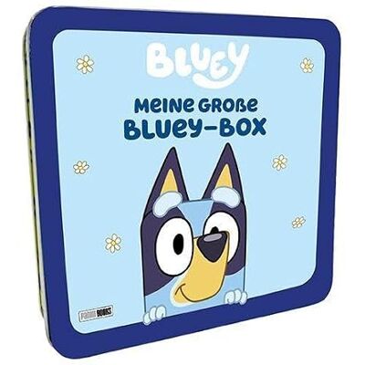 Panini Bluey: Meine große Bluey-Box: Box aus Metall mit 1 Activitybuch, 1 Malbuch, 1 Stickersheet, 6 Buntstifte Panini Bluey: Meine große Bluey-Box: Box aus Metall mit 1 Activitybuch, 1 Malbuch, 1 Stickersheet, 6 Buntstifte