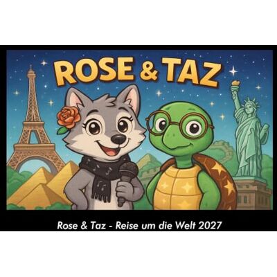 Schmitt, Tobias Rose & Taz Reise um die Welt 2027 Fotokalender DIN A3: Monatskalender mit Kinder-Motiven von Tieren, Reisen, Freundschaft und Abenteuern Schmitt, Tobias Rose & Taz Reise um die Welt 2027 Fotokalender DIN A3: Monatskalender mit Kinder-Motiven von Tieren, Reisen, Freundschaft und Abenteuern
