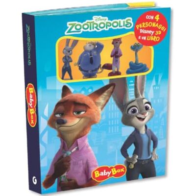 Disney Zootropolis. Baby box. Ediz. a colori. Con 4 personaggi 3D Disney Zootropolis. Baby box. Ediz. a colori. Con 4 personaggi 3D