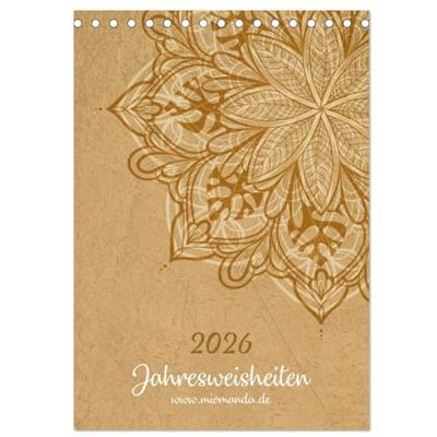 Mandy Meißner-Fimpel, Miomanda Jahresweisheiten (Tischkalender 2026 DIN A5 hoch), Monatskalender: Spiritueller Kalender mit Illustrationen und Zitaten Mandy Meißner-Fimpel, Miomanda Jahresweisheiten (Tischkalender 2026 DIN A5 hoch), Monatskalender: Spiritueller Kalender mit Illustrationen und Zitaten
