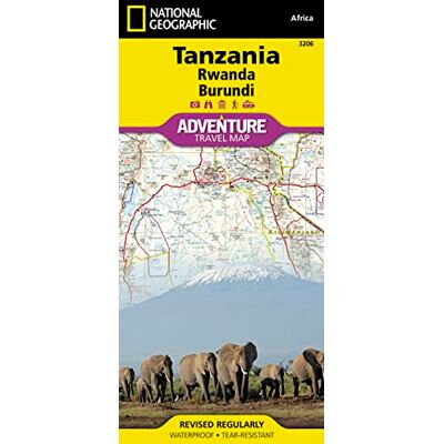 National Geographic Maps Tanzania, Rwanda, Burundi: Travel Maps International Adventure Map National Geographic Maps Tanzania, Rwanda, Burundi: Travel Maps International Adventure Map