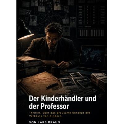 Braun Der Kinderhändler und der Professor: Thriller, über das grausame Konzept des Verkaufs von Kindern. Braun Der Kinderhändler und der Professor: Thriller, über das grausame Konzept des Verkaufs von Kindern.