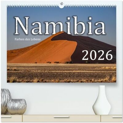 Hennrich, Peter Namibia Farben des Lebens (hochwertiger Premium Wandkalender 2026 DIN A2 quer), Kunstdruck in Hochglanz: Farbenfroh und wild dieser Kalender zeigt ... und Tierwelt in leuchtendem Licht. Hennrich, Peter Namibia Farben des Lebens (hochwertiger Premium Wandkalender 2026 DIN A2 quer), Kunstdruck in Hochglanz: Farbenfroh und wild dieser Kalender zeigt ... und Tierwelt in leuchtendem Licht.