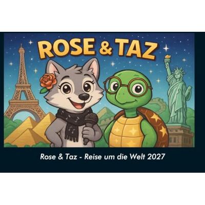 Schmitt, Tobias Rose & Taz Reise um die Welt 2027 Fotokalender DIN A4: Monatskalender mit Kinder-Motiven von Tieren, Reisen, Freundschaft und Abenteuern Schmitt, Tobias Rose & Taz Reise um die Welt 2027 Fotokalender DIN A4: Monatskalender mit Kinder-Motiven von Tieren, Reisen, Freundschaft und Abenteuern