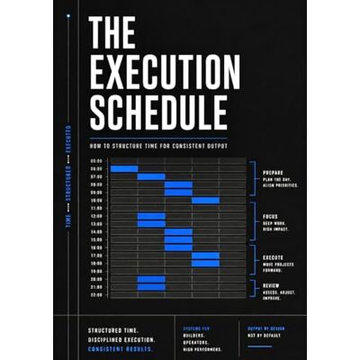 Samson The Execution Schedule: How to structure time for consistent output Samson The Execution Schedule: How to structure time for consistent output